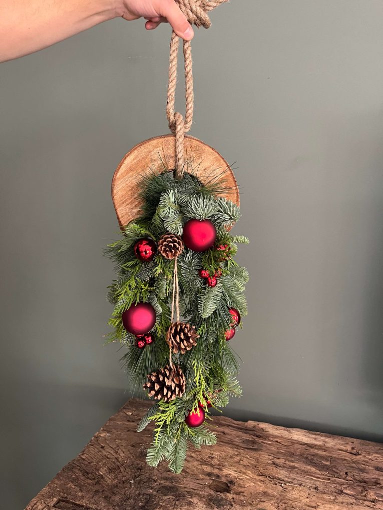 Kerstworkshop deurhanger